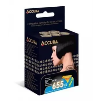 ACCURA saderīga HP No. 655XL (CZ112AE) melnā tintes kasetne, High Yield
