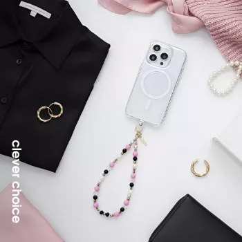 Crong Phone Charm - Telefona siksniņa ar stilīgām pērlītēm (universāla lanyard)