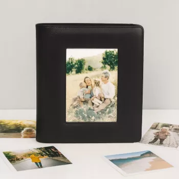 LOVEINSTANT fotoalbums 160 fotogrāfijām 10x15 cm - melns