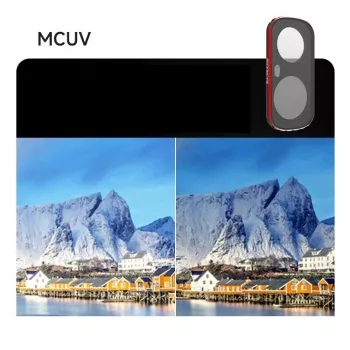 SUNNYLIFE MC UV aizsargfiltrs Insta360 ONE X2 / X3 – īpaši plāns, daudzkārtu pārklājuma optiskais stikls, uzspiežams, melns rāmis