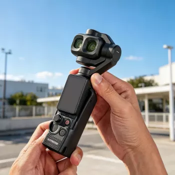 SUNNYLIFE OP4-BHT200-D TPU aizsargmaciņš DJI Osmo Pocket 3 / 4 / 4P - melns