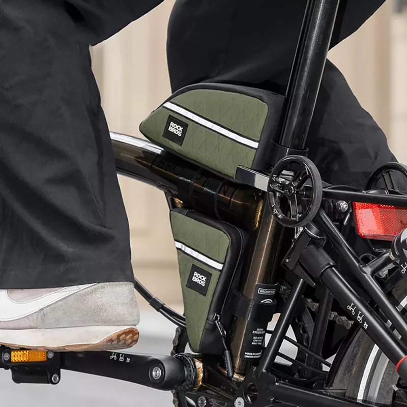 ROCKBROS Triangle Frame Bag 0.3L Melns
