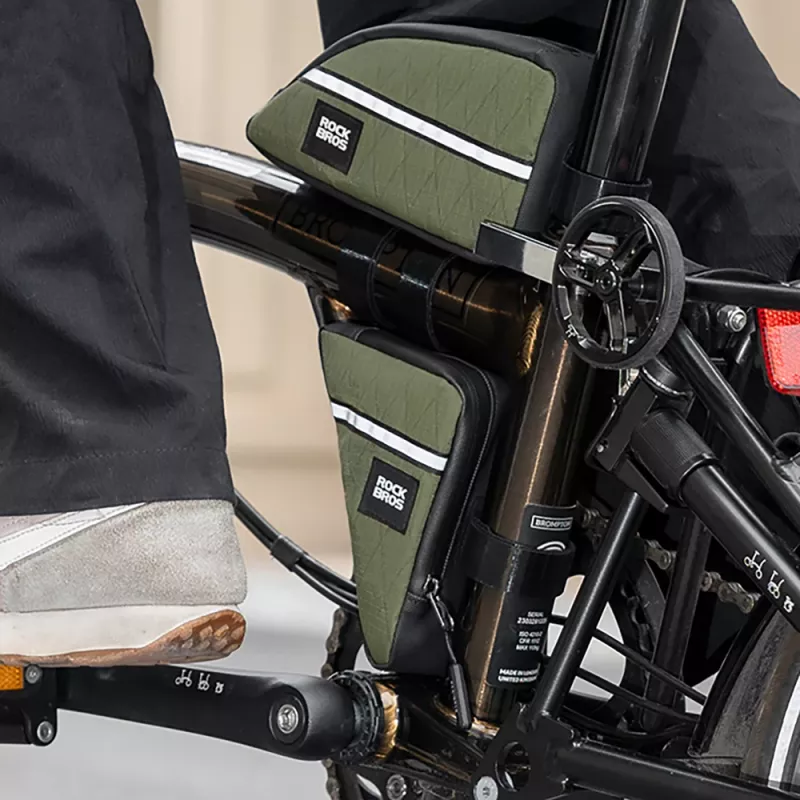 ROCKBROS Triangle Frame Bag 0.3L Melns