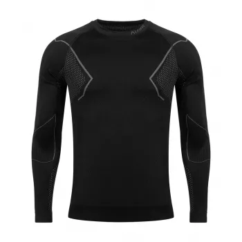 Vīriešu termoaktīvais apakšslāņa krekls Alpinus Active Base Layer melni pelēks GT43189 S