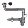 1-Bowl Sink Siphon ar Click-Clack aizbāzni 3,5 collas