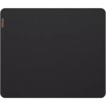 KRUX Space XL spēļu peles paklājiņš – mikroaustā auduma galda paklājs, 900x400x3 mm, neslīdoša gumijas pamatne, melns