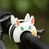 ROCKBROS Bērnu velosipēda zvans Rabbit Theme White