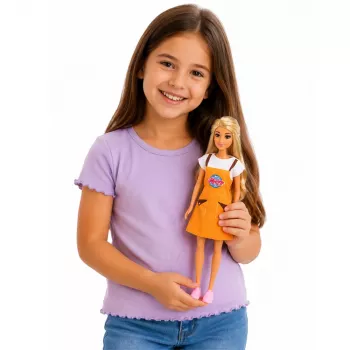 LEAN TOYS Anlily lelle kasiere pārdevēja kases aparāts pārtikas preču rotaļu komplekts