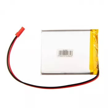 Akyga AKY0627 LP675568 Li-Po akumulators 3,7 V 3500 mAh ar PCM, JST 2,54 mm 2 kontaktu savienotājs, 150 mm vadi