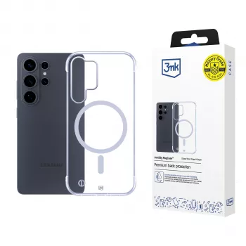 3MK Just20g MagCase Samsung Galaxy S26 Ultra caurspīdīgs MagSafe aizmugurējais vāciņš