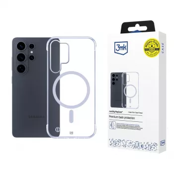 3MK Just20g MagCase Samsung Galaxy S26 Ultra caurspīdīgs MagSafe aizmugurējais vāciņš