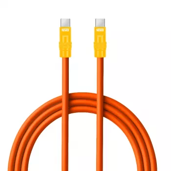 Newell USB-C uz USB-C kabelis 100W, 2m, silikona, oranži dzeltens