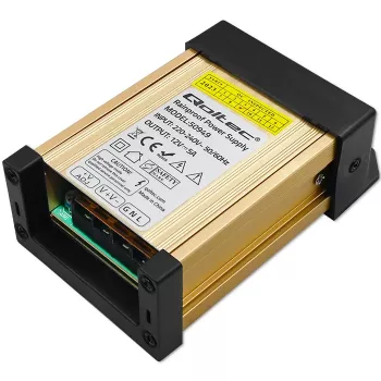 QOLTEC LED komutējošais barošanas bloks IP45 60W 12V 5A ūdensizturīgs