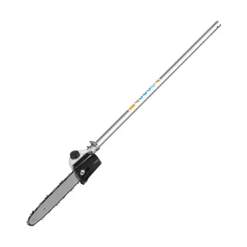 REBEL RB-5008 motorzāģa uzgalis trimmerim, 10 collu ripa, 3/8 collu solis, 1,3 mm ķēde, 44 piedziņas posmi, automātiskā eļļošana, 150 ml eļļas tvertne, 26 mm 9-splīna vārpstai