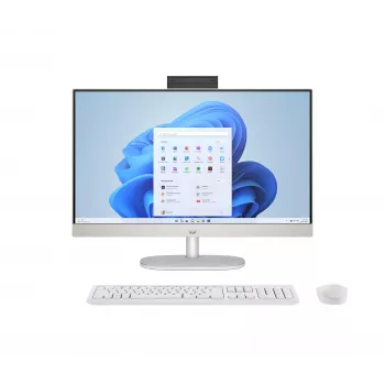 HP All-in-One 24 - Intel Core Ultra 5 125U | 23,8 collu Full HD IPS | 16GB DDR5 | 512GB SSD | Windows 11 Home | Balts