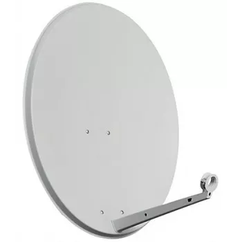 CORAB AS-80-PRO 80 cm ofseta satelītantena, cinkots tērauds, gaiši pelēka