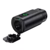 HURTEL V2L Adapter Type 2 uz Schuko 3500W ar jaudas displeju un maciņu - Melns