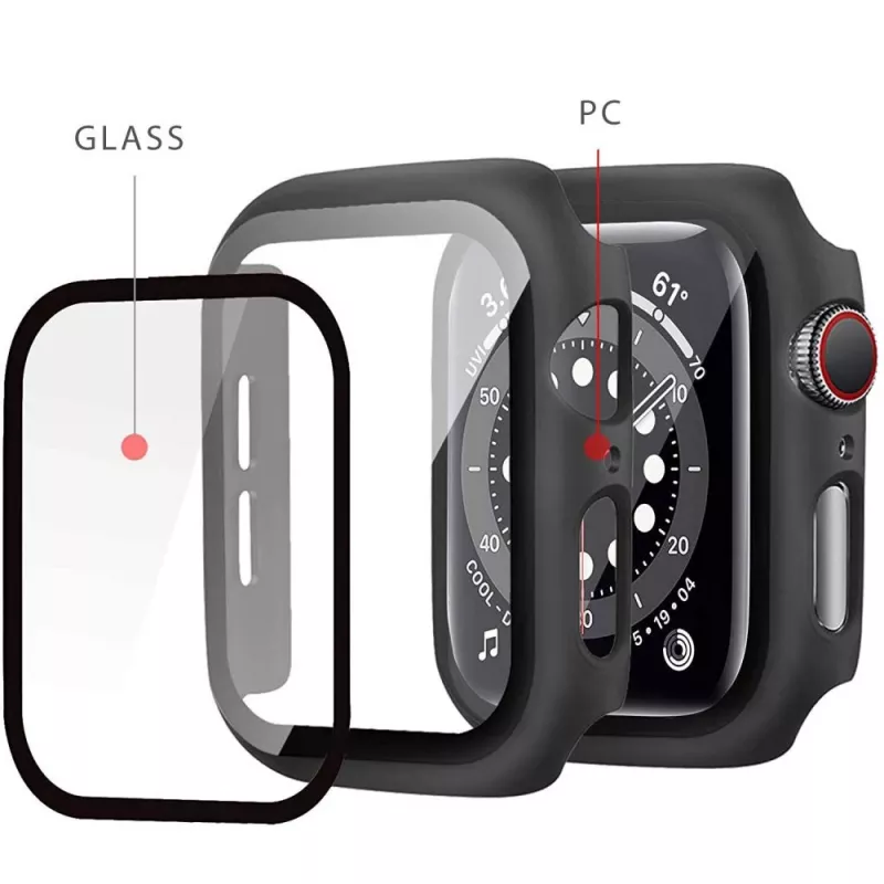 Tech-Protect Defense360 Apple Watch 4/5/6/SE/1/2/3 (40mm) melns aizsargmacītis