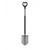 Fiskars Ergonomic dārza lāpsta ar smailu galu, D-veida rokturis, bora tērauds, 1200 mm