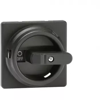 ABB OZ331SPB apaļš rotācijas rokturis, melns, 6 mm vārpsta, IP65, OT16-1250 slēdžu-atdalītājiem