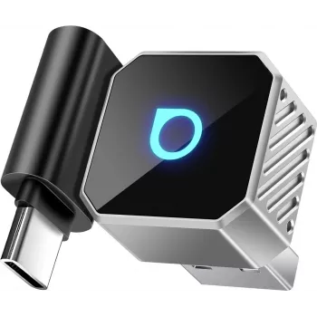 Ottocast Mini Pot CP88-T3 bezvadu CarPlay / Android Auto adapters, sudraba (CP88-T3)