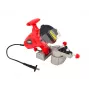 AWTOOLS elektriskais ķēdes asināmais 180W, 230V, 6300 RPM, piestiprināms pie sola, melns