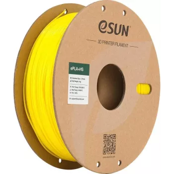 eSUN ePLA+HS 1,75 mm dzeltena 1 kg ātrās drukas PLA filamenta spole