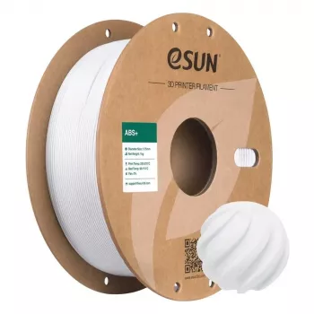 ESUN ABS+ 3D printera pavediens 1,75 mm auksti balts 1 kg spole
