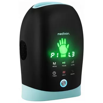 MEDIVON Hand Max rokas un plaukstas masieris ar siltumu, melns