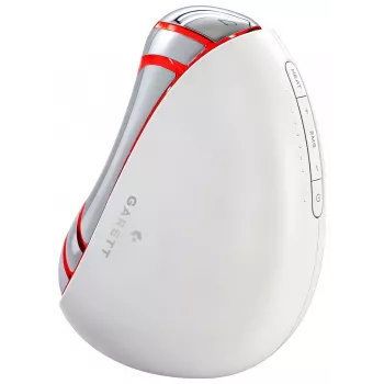 Garett Beauty Glow Stone baltais – elektroniskais sejas masieris ar siltumu un vibrāciju