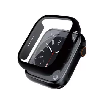 Crong Hybrid Watch Case Apple Watch 44mm (Melns)
