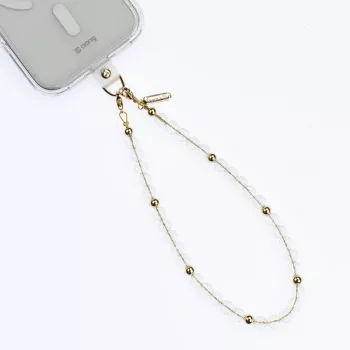 Crong Phone Charm - Lanyard Siksniņa ar Spilgtiem Kristāliem