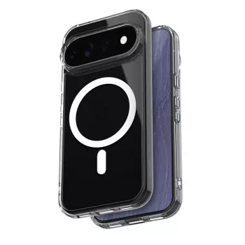 Crong Hybrid Clear Magnetic Case Google Pixel 11 — caurspīdīgs, MagSafe saderīgs
