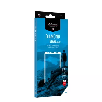 MS Diamond Glass Edge 3D ekrāna aizsargs Oppo Reno12 5G - Melns