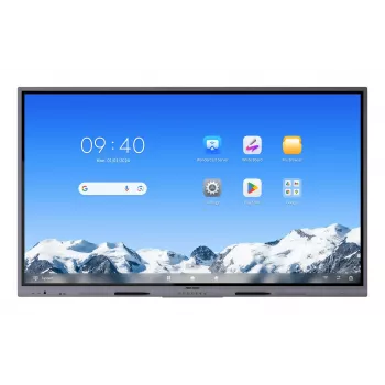 Hikvision DS-D5C75RB/A2L 75 collu 4K interaktīvais displejs, Android 14 (paplašināms līdz 16 EDLA), 40 punktu IR skāriens, 8GB RAM, 128GB atmiņa, Wi-Fi 6, Bluetooth 5.2, 3x HDMI, USB-C, 2x15W skaļruņi, 8 mikrofonu masīvs, VESA 800x400