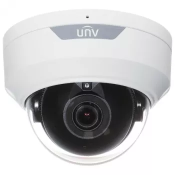 UNIVIEW IPC328LE-ADF28K-H 8MP āra kupola IP videokamera, 2.8mm fiksēts objektīvs, 30m IR, PoE, IK10, balta