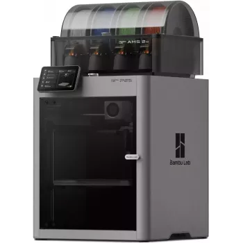 BambuLab P2S Combo 3D printeris ar AMS, 500 mm/s, CoreXY, slēgts korpuss, daudzkrāsu