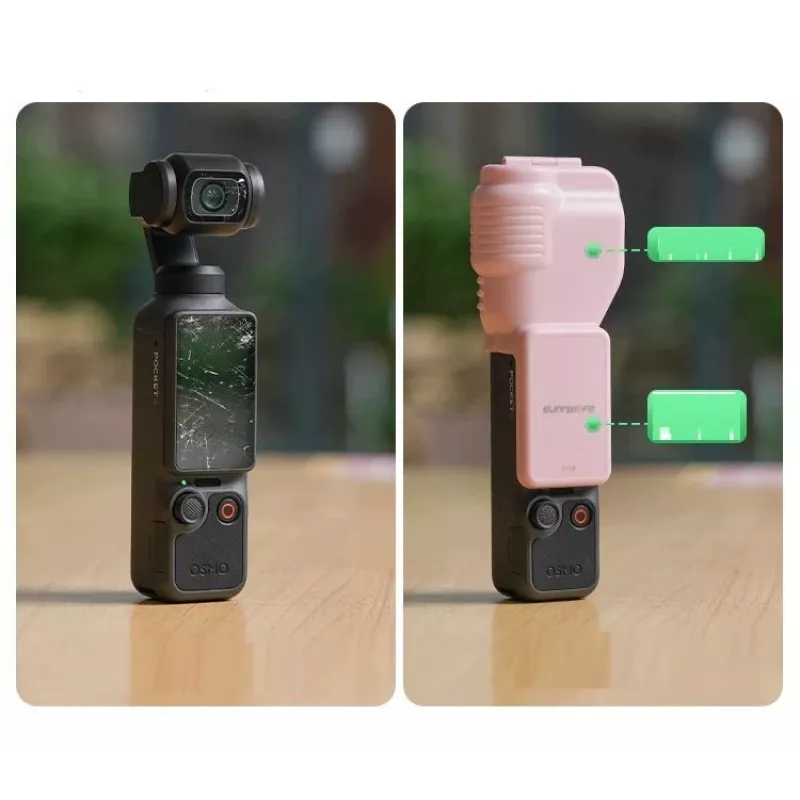 SUNNYLIFE aizsargmaciņa DJI Osmo Pocket 4 – rozā