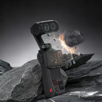 SUNNYLIFE 2x rūdīta stikla ekrāna un objektīva aizsargplēve 9H priekš Insta360 Luna Ultra / LU-BHM248-2