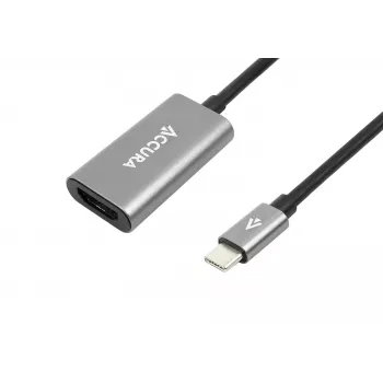 Accura USB-C uz HDMI 4K 60Hz adaptera kabelis M/F 0,23m