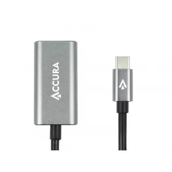 Accura USB-C uz HDMI 4K 60Hz adaptera kabelis M/F 0,23m
