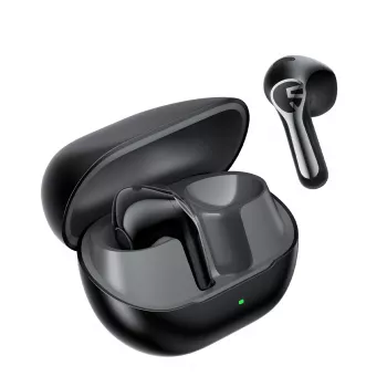 Soundpeats Air6 HS True Wireless Bluetooth austiņas ar hibrīdo ANC un LDAC, melnas