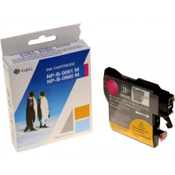 G&G saderīga magenta tintes kasetne Brother LC-980M / LC-1100M / LC-1100HM (XXL, 750 lpp.)