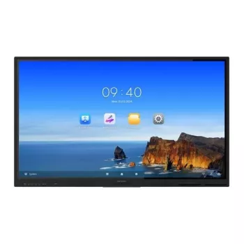 Hikvision Value Series DS-D5B75RB/EL 75 collu 4K UHD interaktīvā tāfele ar skārienjutīgu ekrānu, melna