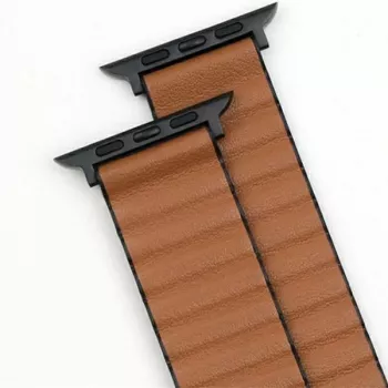 Beline Magnetic Pro Apple Watch siksniņa 42/44/45/49mm Melna/Brūna