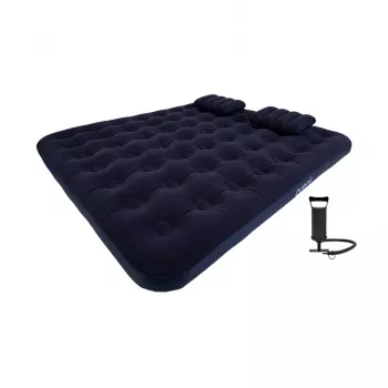 AVENLI XXL piepūšamais matracis 203x183x22 cm Queen izmērs ar kāju sūkni un remonta komplektu