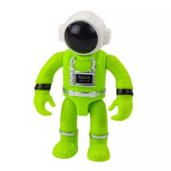 LEAN TOYS UFO kosmosa kuģis ar astronauta figūru, gaismas un skaņas efekti, zaļš