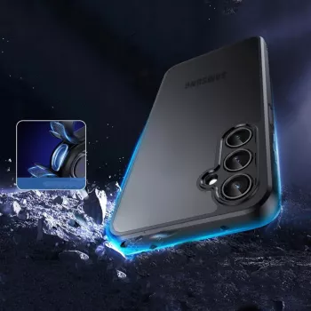 Tech-Protect Magmat magnētiskais maciņš Samsung Galaxy M35 5G – matts melns (TPU/PC, MagSafe saderīgs)