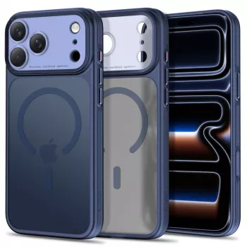 TECH-PROTECT MagPrime MagSafe maciņš iPhone 17 Pro / 18 Pro, matēti tumši zils