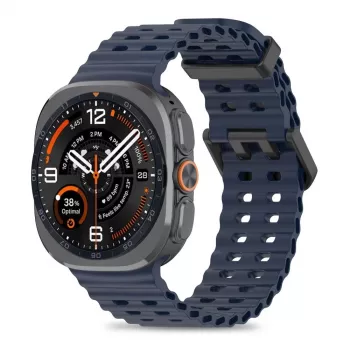 Tech-Protect Iconband Pro silikona siksniņa Samsung Galaxy Watch Ultra 1/2 47mm zilā krāsā